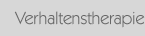 Verhaltenstherapie